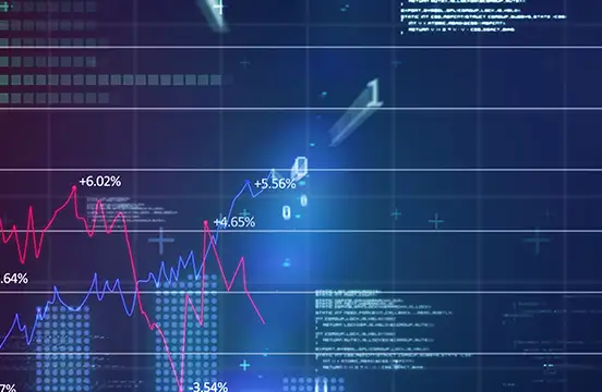 Imagen de un gráfico de análisis financiero para la interpretación de estados financieros por parte de especialistas en finanzas empresarial.